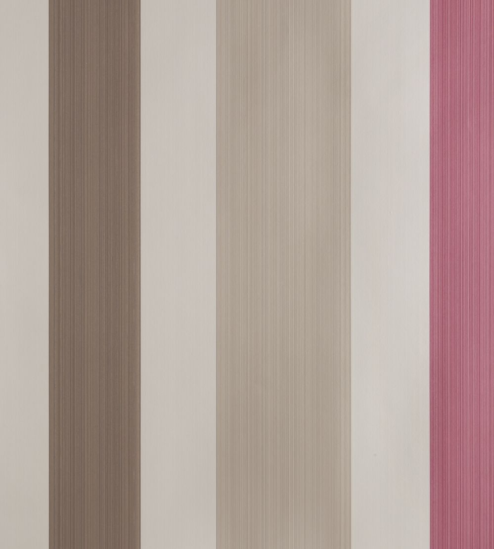 Chromatic Stripe Wallpaper by Farrow & Ball Skimming Stone