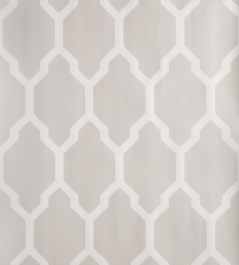 Tessella Wallpaper by Farrow & Ball Strong White