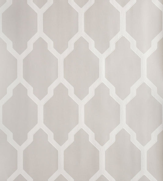 Tessella Wallpaper by Farrow & Ball Strong White