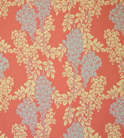 Wisteria Wallpaper by Farrow & Ball Bespoke Red