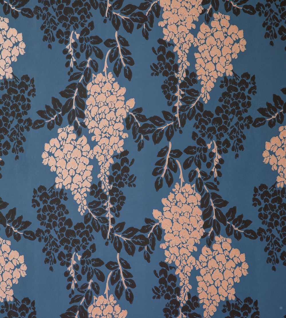 Wisteria Wallpaper by Farrow & Ball Stiffkey Blue