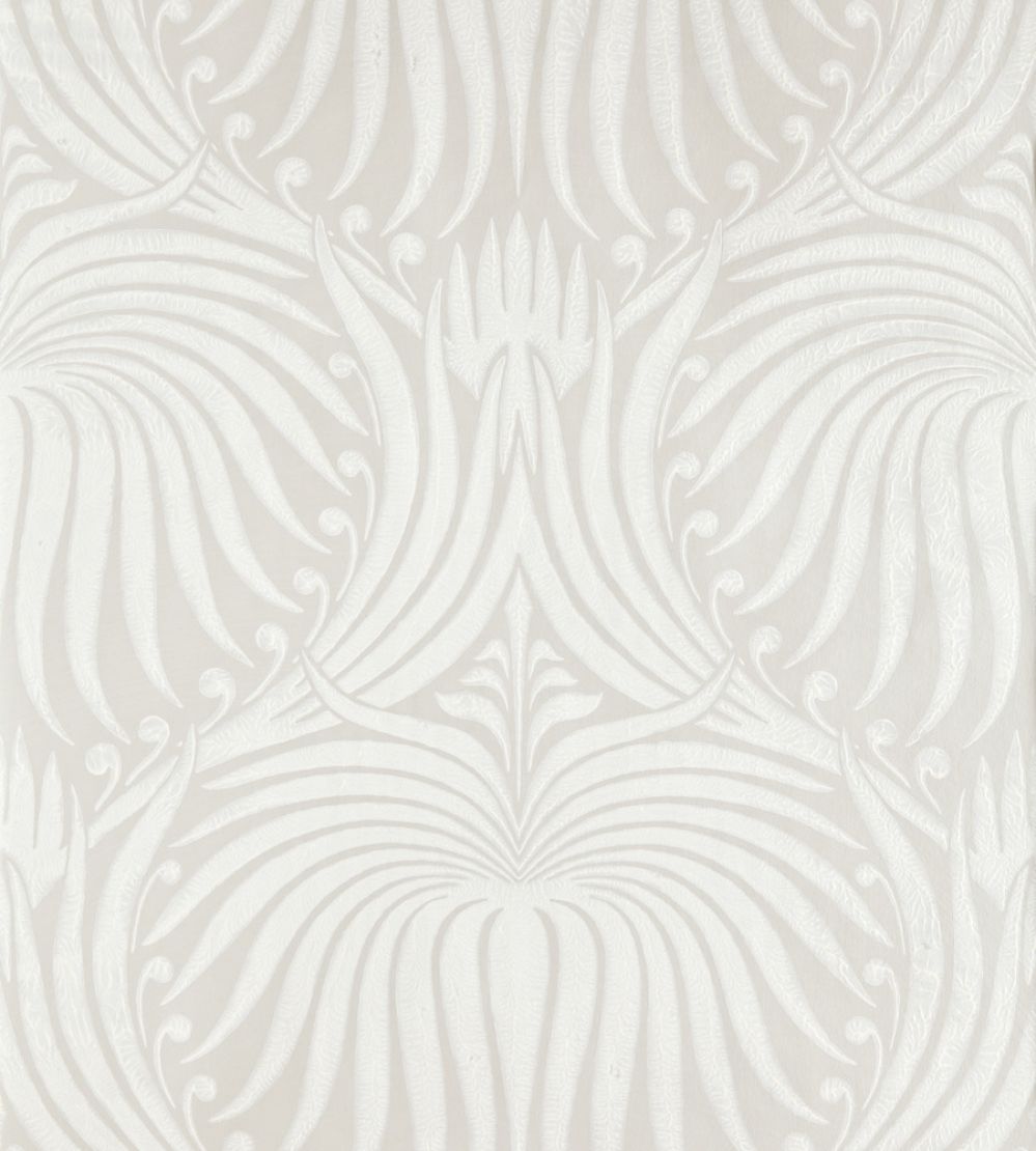 Lotus Wallpaper by Farrow & Ball Skimming Stone / Pointing