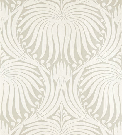 Lotus Wallpaper by Farrow & Ball Old White