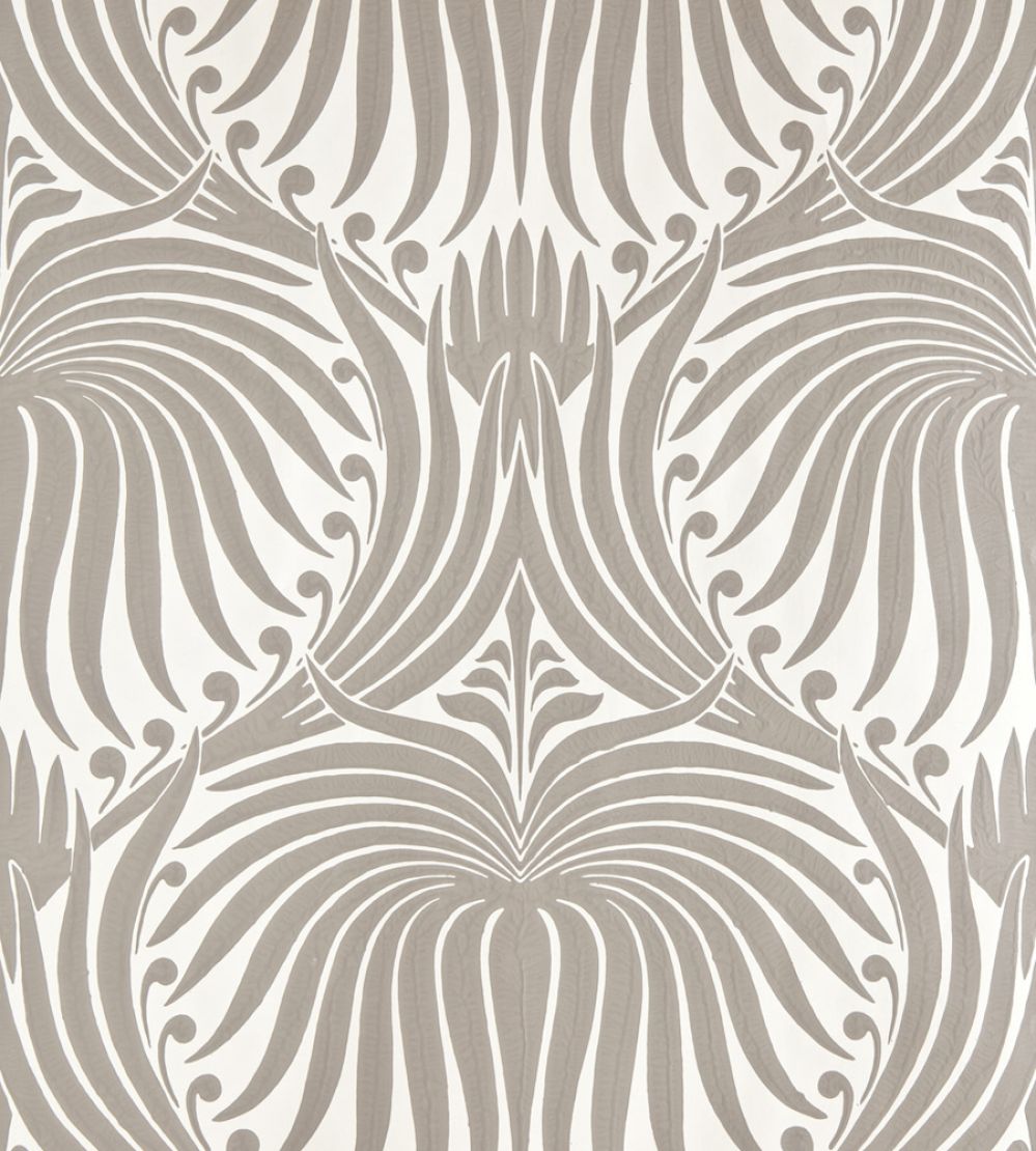 Lotus Wallpaper by Farrow & Ball Skimming / Charleston