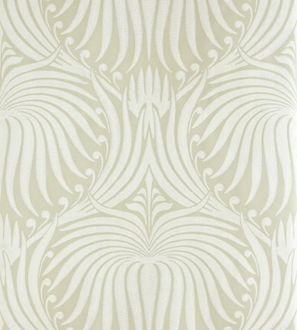 Lotus Wallpaper by Farrow & Ball Green Ground