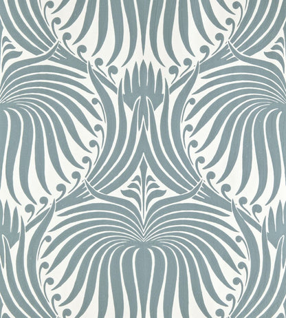 Lotus Wallpaper by Farrow & Ball Oval Room Blue
