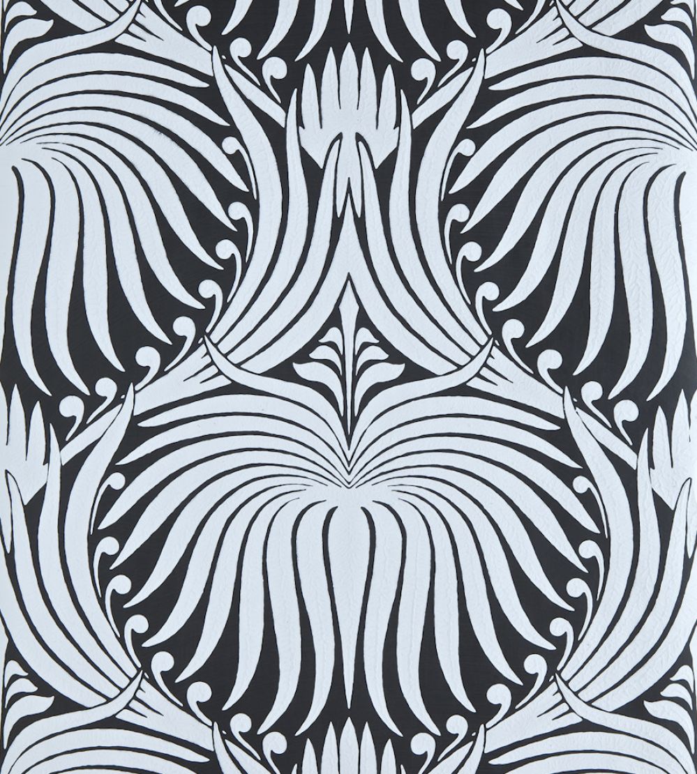 Lotus Wallpaper by Farrow & Ball Parma Grey