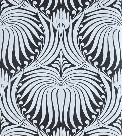 Lotus Wallpaper by Farrow & Ball Parma Grey