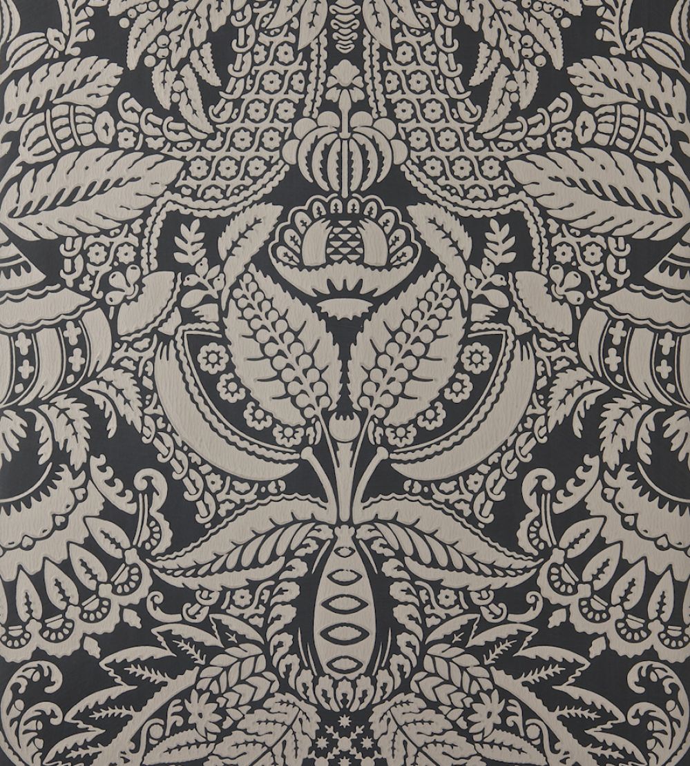 Orangerie Wallpaper by Farrow & Ball Off-Black