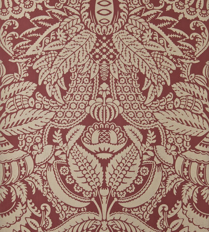 Orangerie Wallpaper by Farrow & Ball Eating Room Red