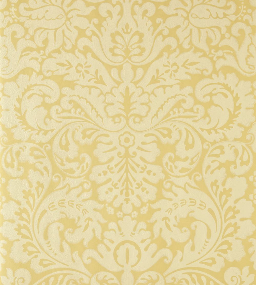 Silvergate Wallpaper by Farrow & Ball India Yellow