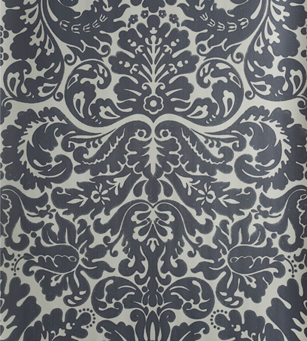 Silvergate Wallpaper by Farrow & Ball Off-Black