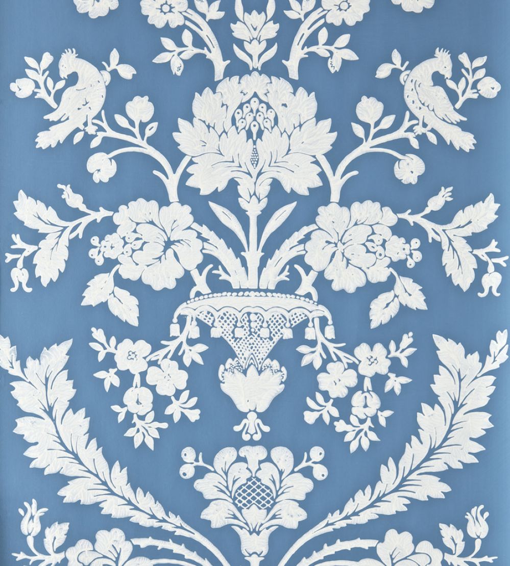 St Antoine Wallpaper by Farrow & Ball Lulworth Blue