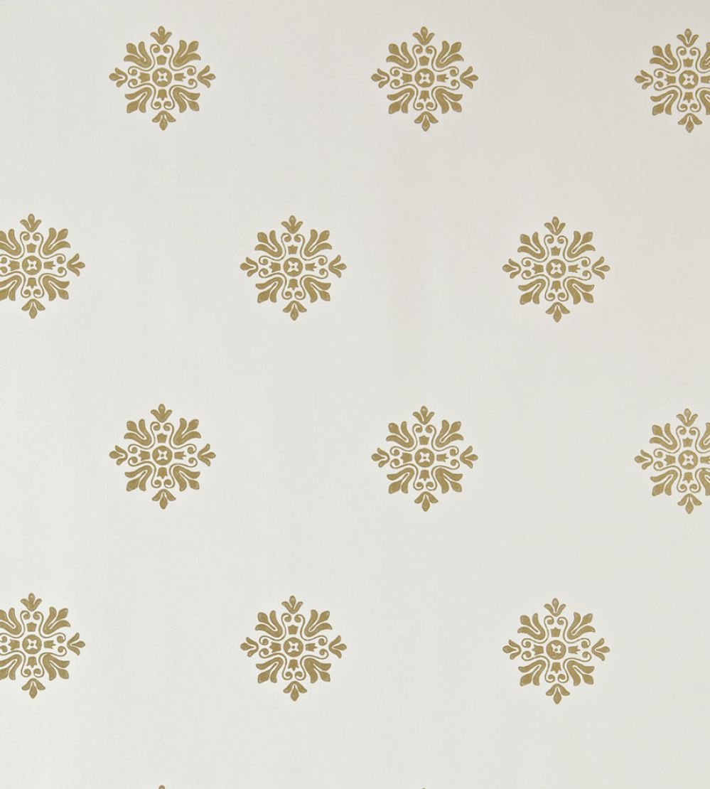Brockhampton Star Wallpaper by Farrow & Ball White Tie