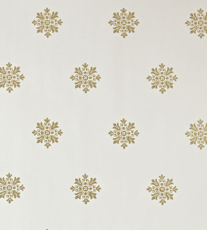 Brockhampton Star Wallpaper by Farrow & Ball White Tie