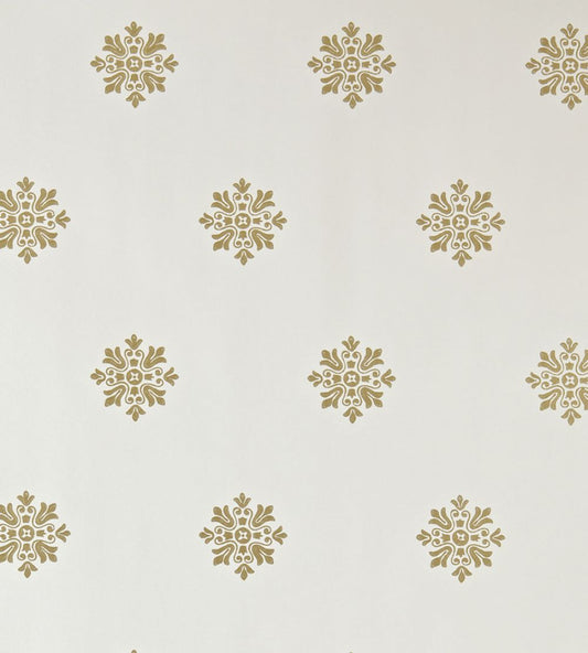 Brockhampton Star Wallpaper by Farrow & Ball White Tie
