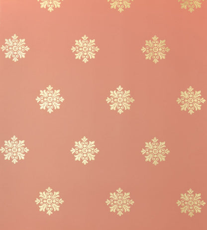 Brockhampton Star Wallpaper by Farrow & Ball Book Room Red