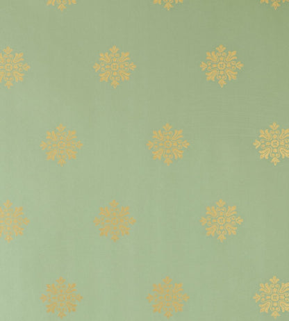 Brockhampton Star Wallpaper by Farrow & Ball Calke Green