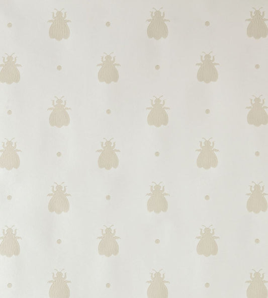 Bumble Bee Wallpaper by Farrow & Ball White Tie