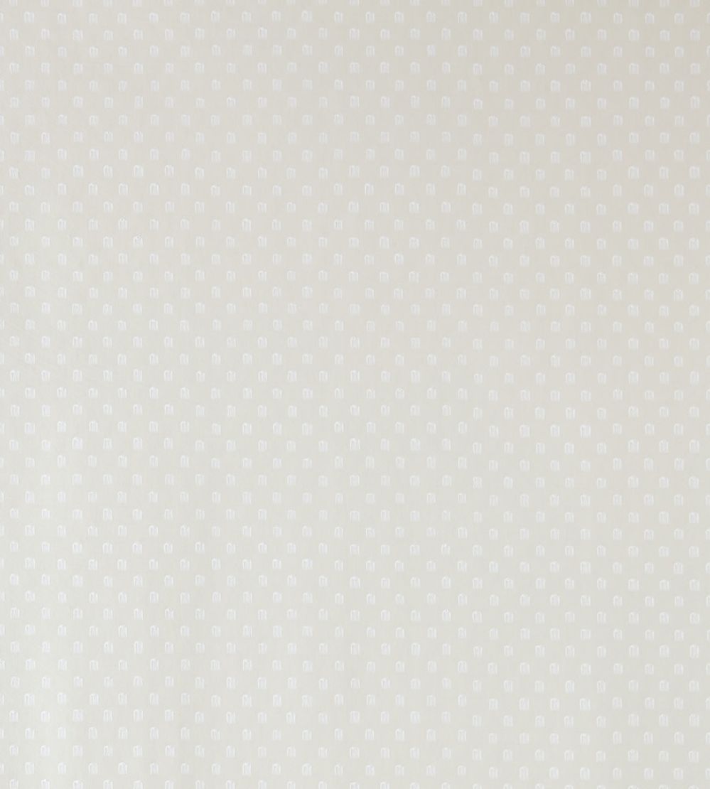 Polka Square Wallpaper by Farrow & Ball All White