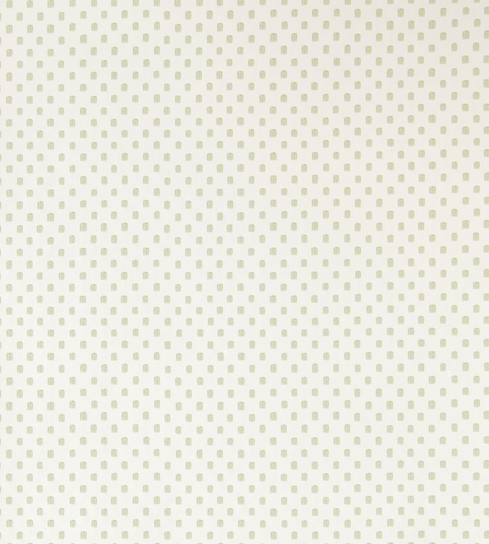 Polka Square Wallpaper by Farrow & Ball Green Ground