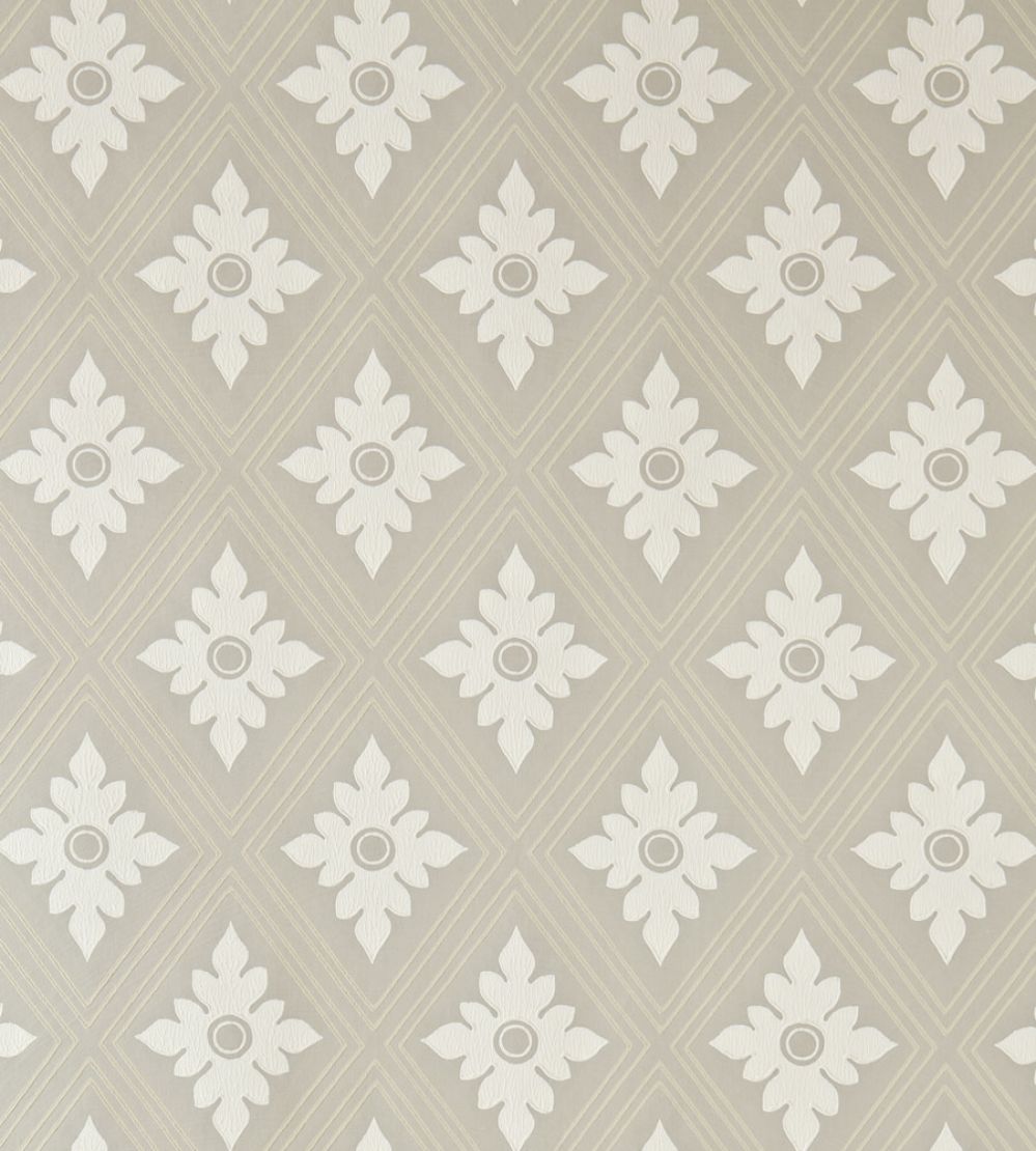 Ranelagh Wallpaper by Farrow & Ball Light Gray