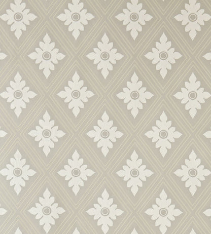 Ranelagh Wallpaper by Farrow & Ball Light Gray