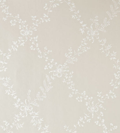 Toile Trellis Wallpaper by Farrow & Ball Stony Ground