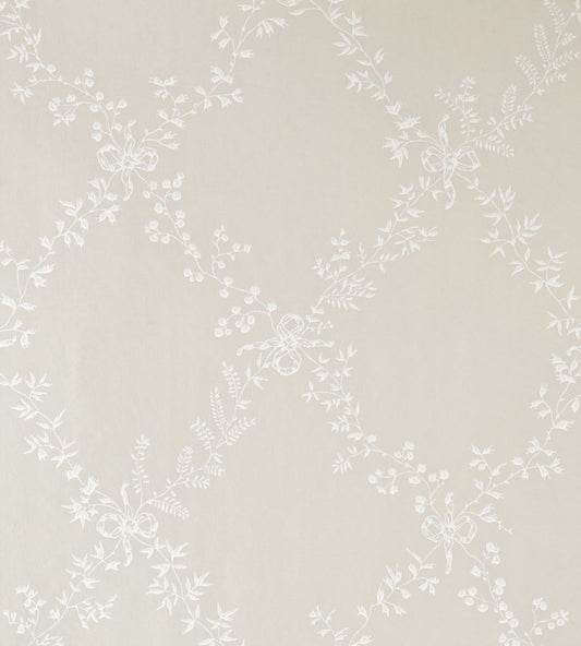 Toile Trellis Wallpaper by Farrow & Ball Stony Ground