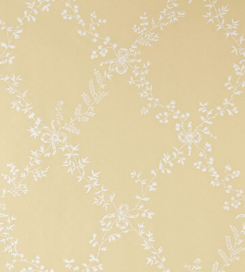 Toile Trellis Wallpaper by Farrow & Ball Dorset Cream