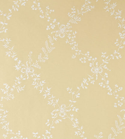 Toile Trellis Wallpaper by Farrow & Ball Dorset Cream