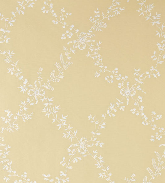 Toile Trellis Wallpaper by Farrow & Ball Dorset Cream