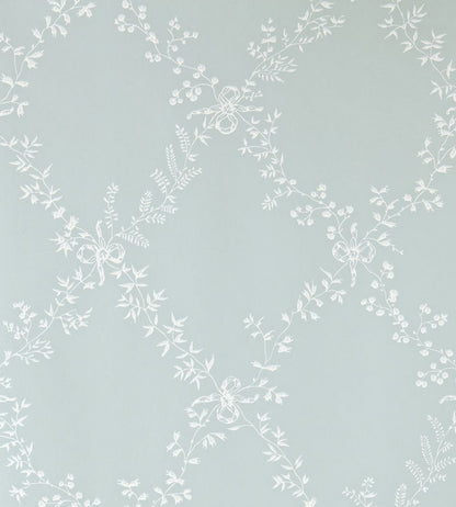 Toile Trellis Wallpaper by Farrow & Ball Pavilion Blue