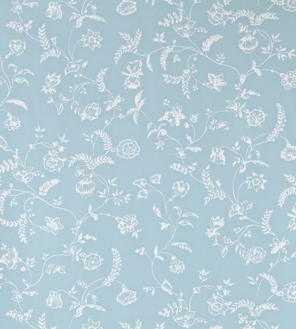 Uppark Wallpaper by Farrow & Ball Blue Ground