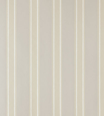 Block Print Stripe Wallpaper by Farrow & Ball Oxford Stone