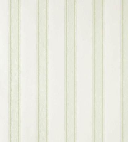 Block Print Stripe Wallpaper by Farrow & Ball Green Ground