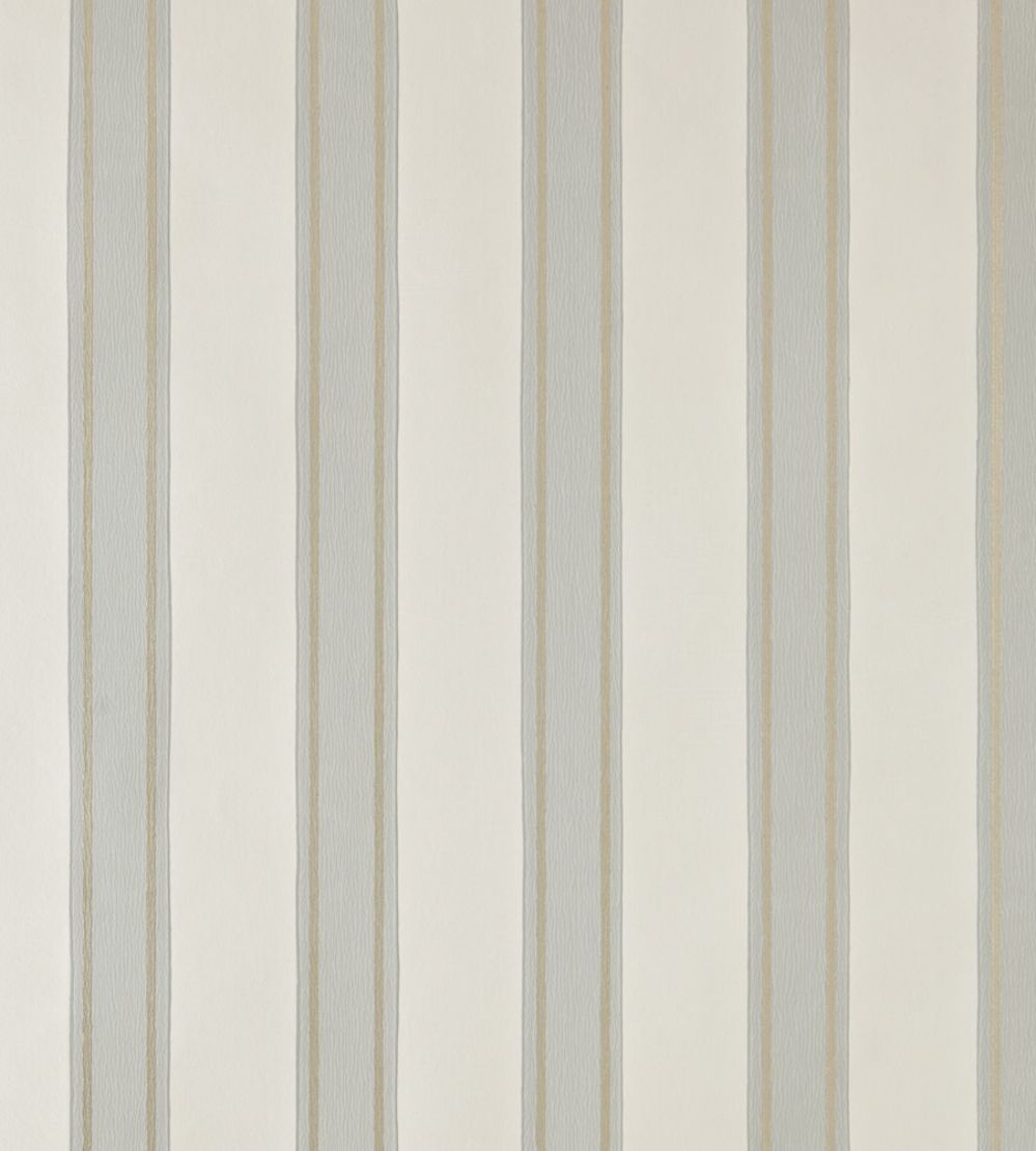 Block Print Stripe Wallpaper by Farrow & Ball Lamp Room Gray
