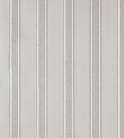 Block Print Stripe Wallpaper by Farrow & Ball Pavilion Gray
