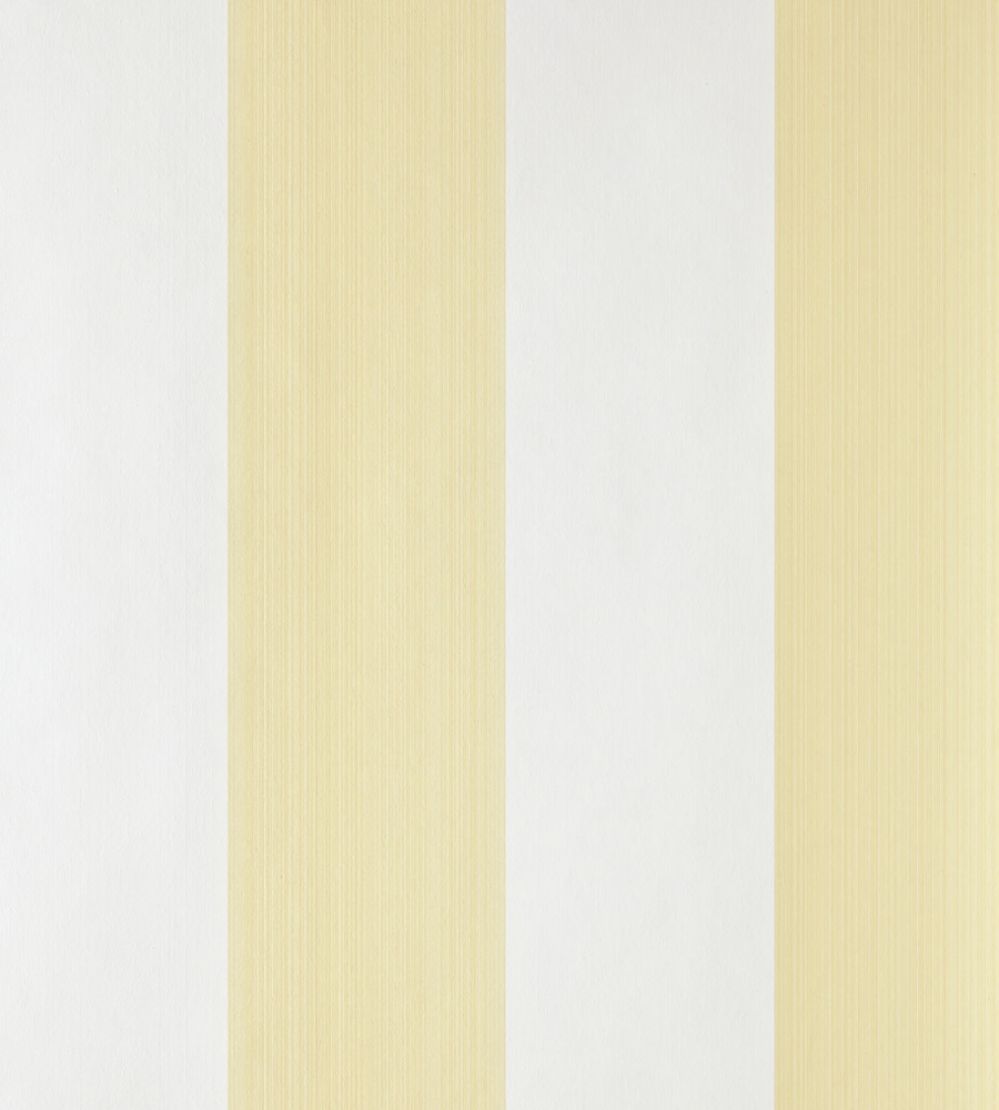 Broad Stripe Wallpaper by Farrow & Ball Citron