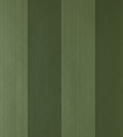 Broad Stripe Wallpaper by Farrow & Ball Calke Green
