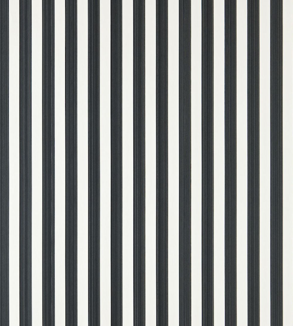 Closet Stripe Wallpaper by Farrow & Ball Down Pipe
