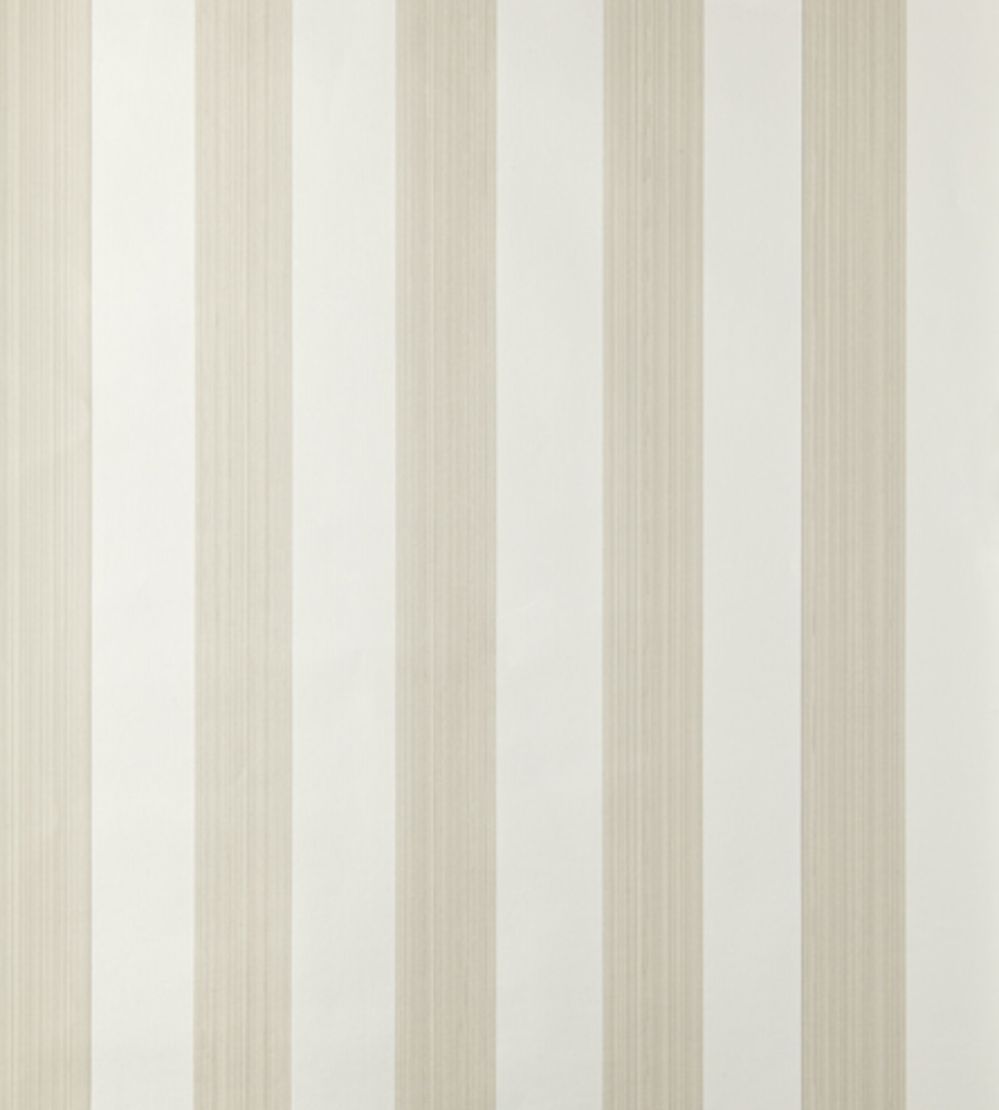 Five Over Stripe Wallpaper by Farrow & Ball Skimming Stone