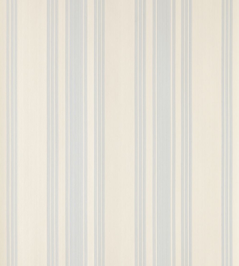 Tented Stripe Wallpaper by Farrow & Ball Old White