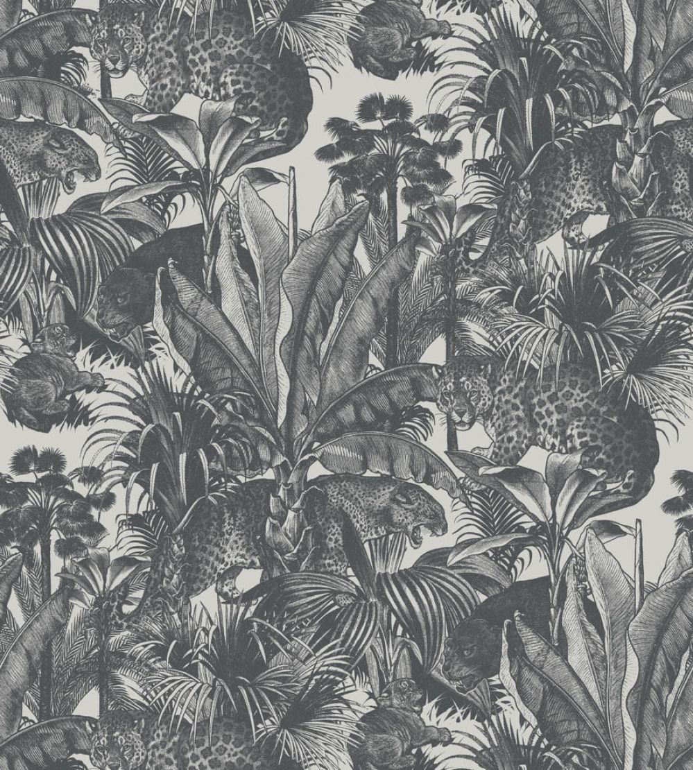 Faunacation Wallpaper by Divine Savages Monochrome