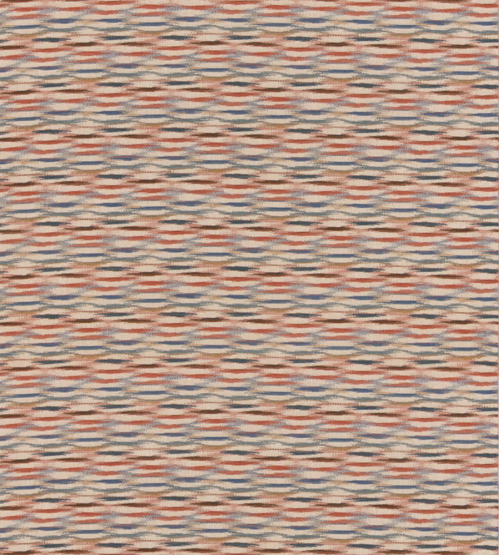 Felbrigg Fabric by Mulberry Home Red/Blue