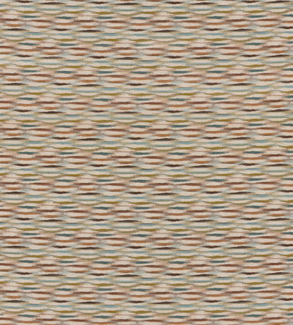 Felbrigg Fabric by Mulberry Home Teal/Chestnut