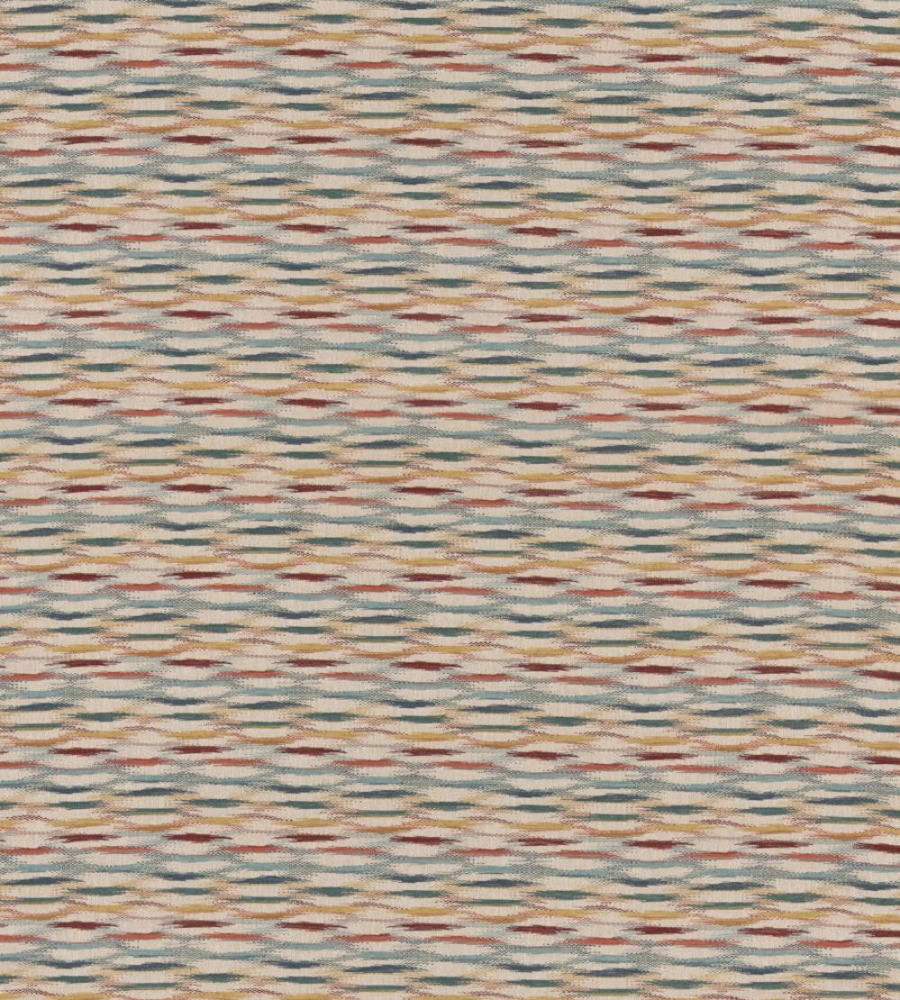 Felbrigg Fabric by Mulberry Home Teal/Spice