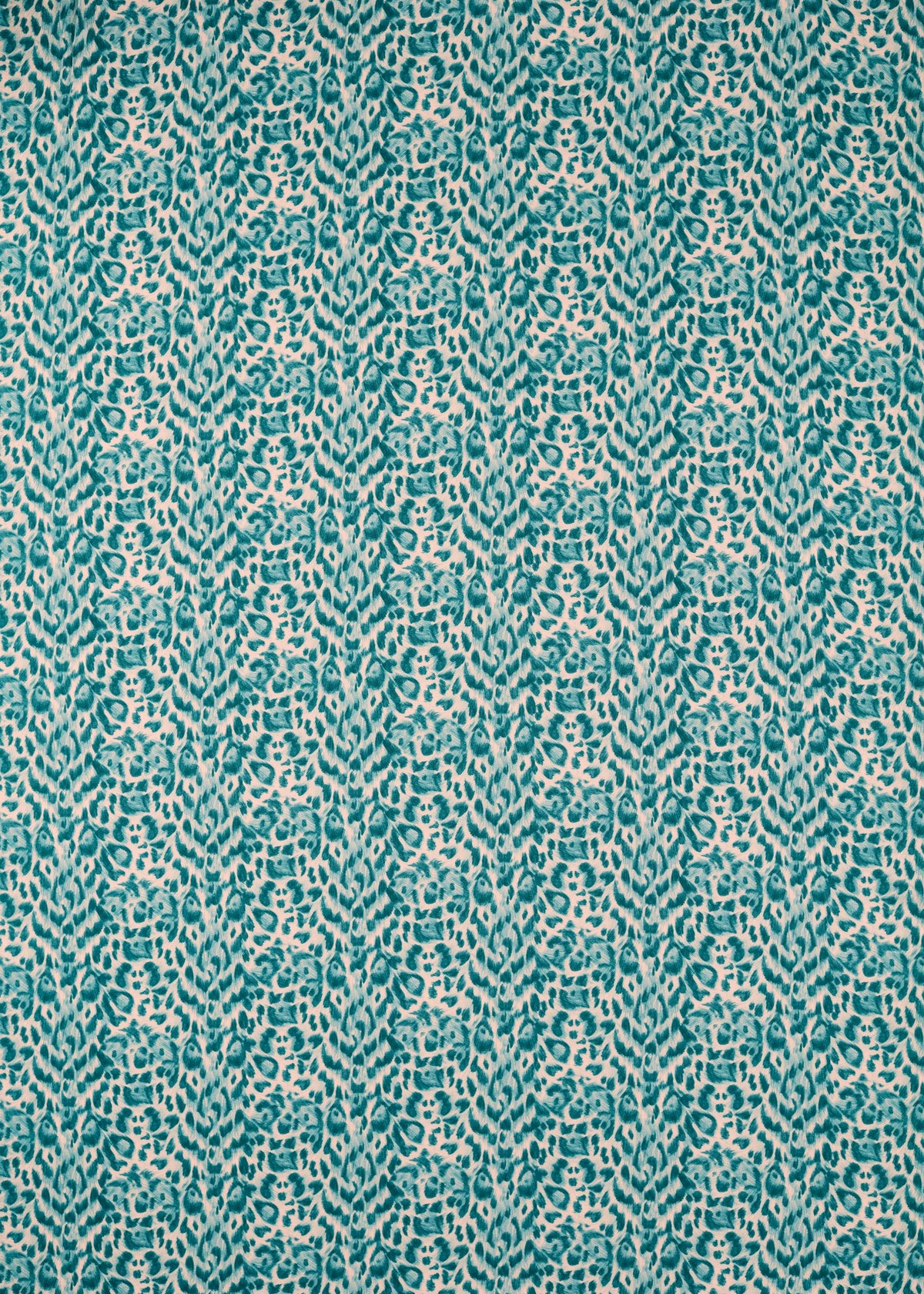 Felis Teal fabric by Clarke & Clarke