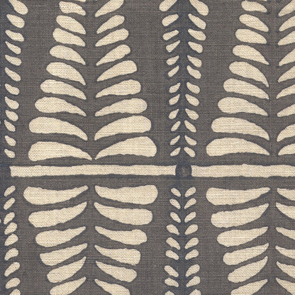 Fern Handblock Fabric by Galbraith & Paul in Cadet