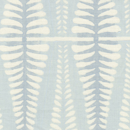 Fern Handblock Fabric by Galbraith & Paul in Glacier